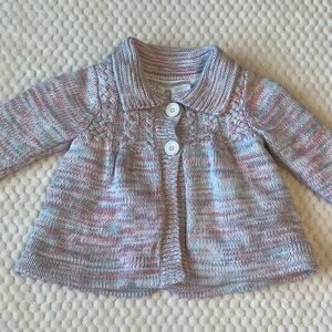 Pastel Knit Baby Cardigan